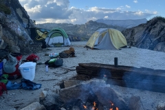 Train Tunnel Camping